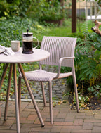 Manzano Stol med armstöd – Taupe