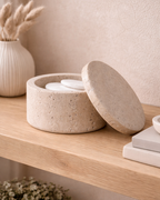 Förvaringsburk Travertin