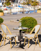 Bistro Cafebord – Vit / Svart