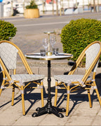 Bistrobord – Vit / Svart