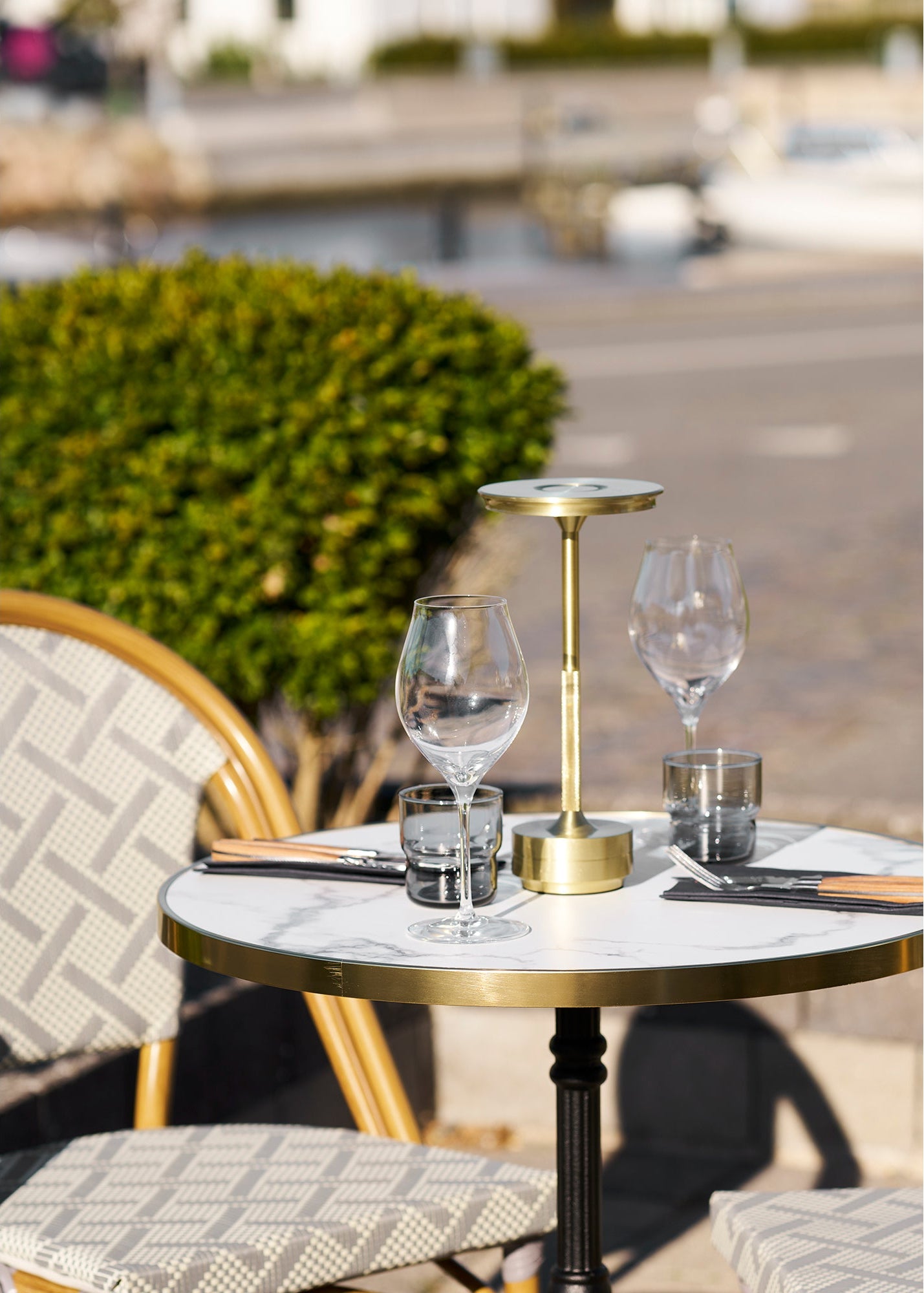 Bistrobord – Vit / Svart