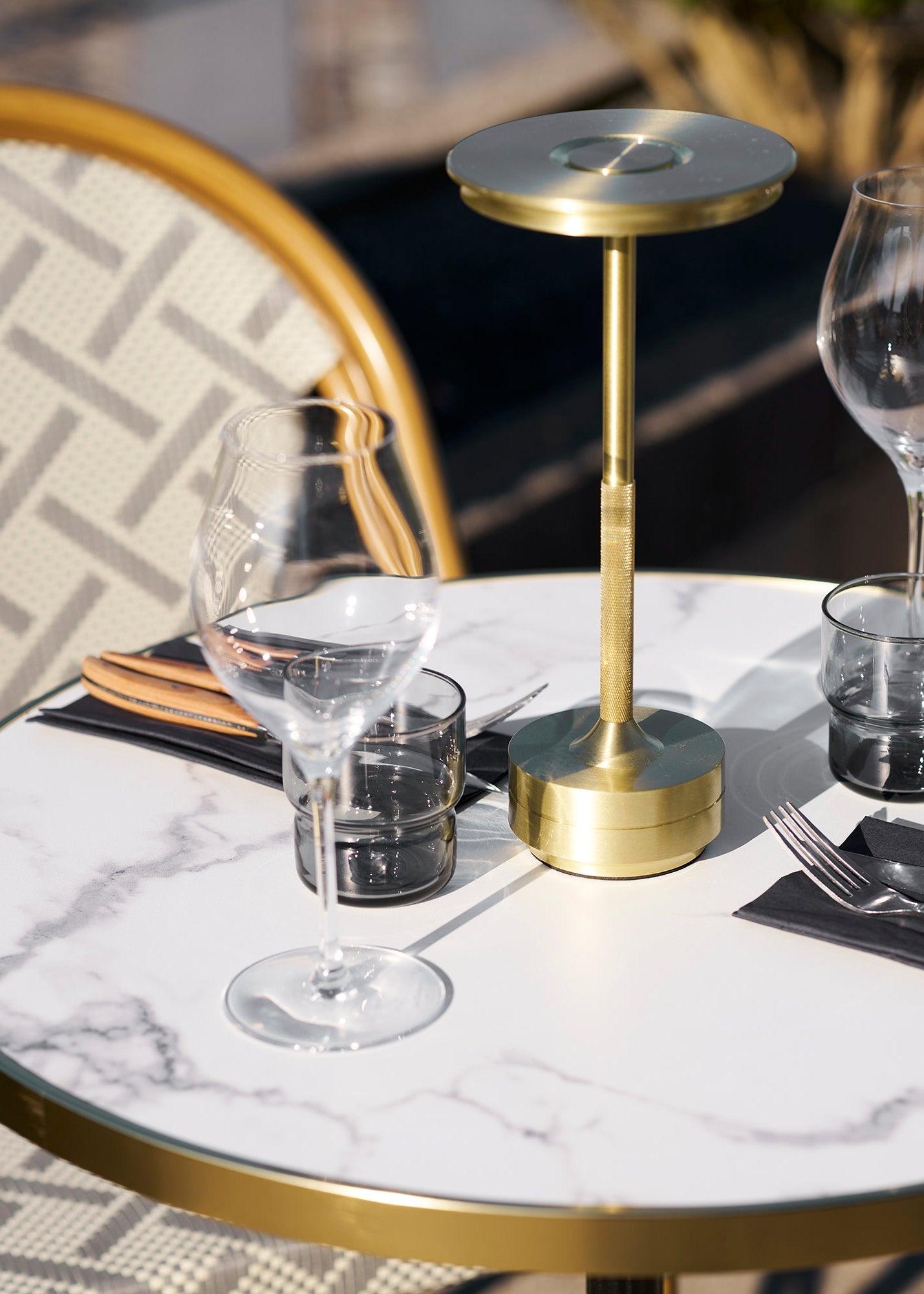 Bistrobord – Vit / Svart