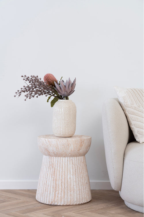 Bonn Sidobord – Natur Räfflad