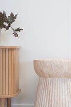 Bonn Sidobord – Natur Räfflad