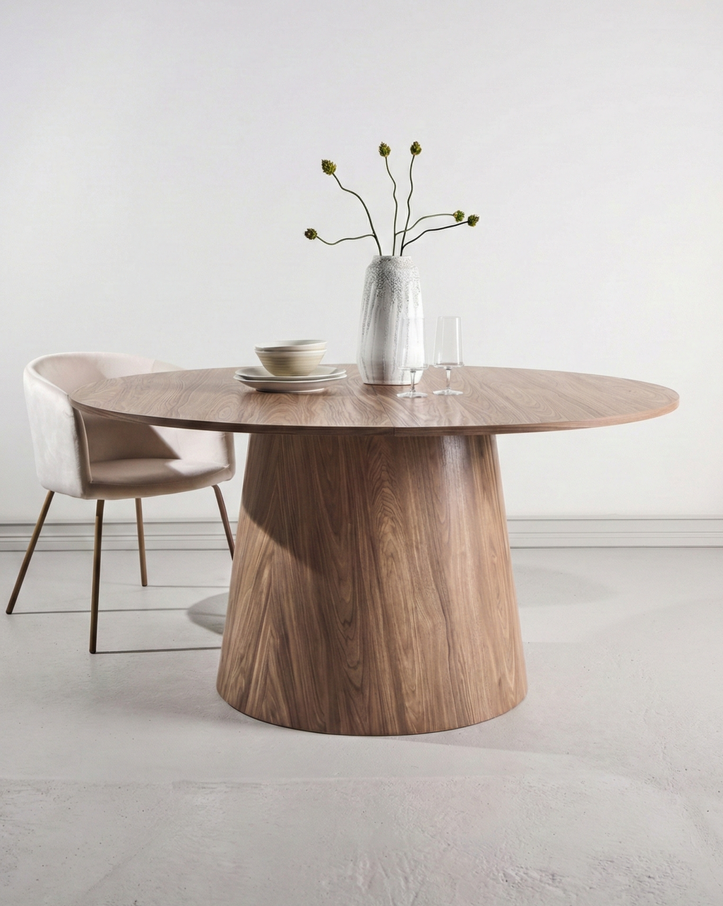 Lanzo Runda Matbord ⌀150 Natur