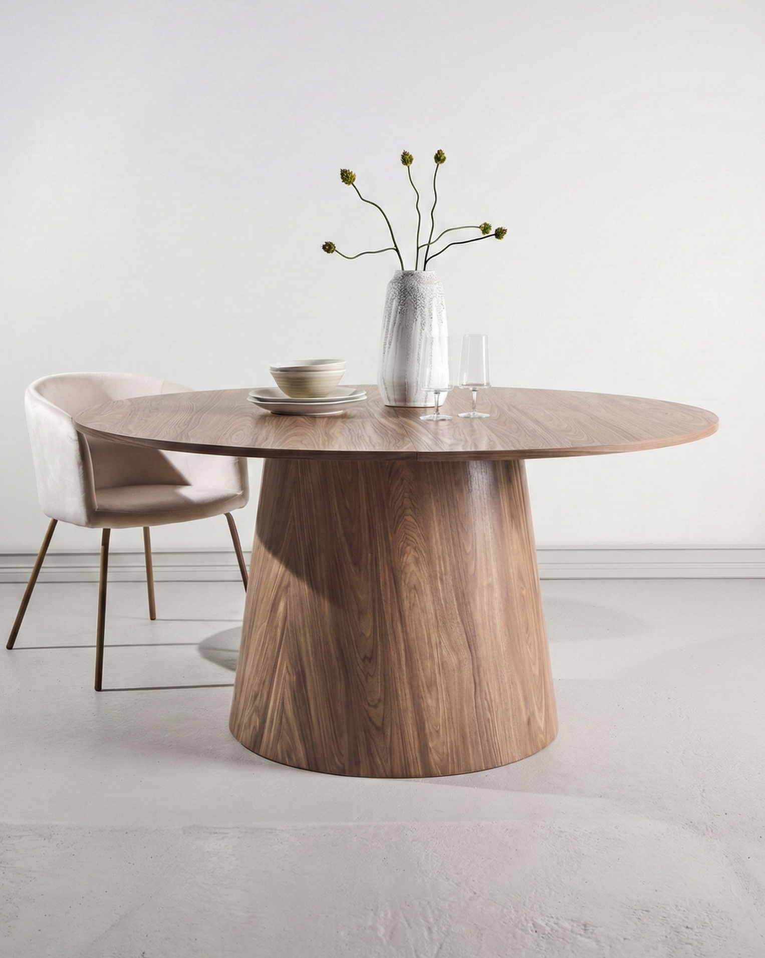 Lanzo Runda Matbord ⌀150 Natur