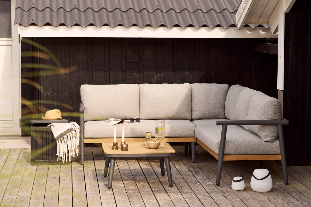 Comillas Hörn-loungegrupp – Gråbeige
