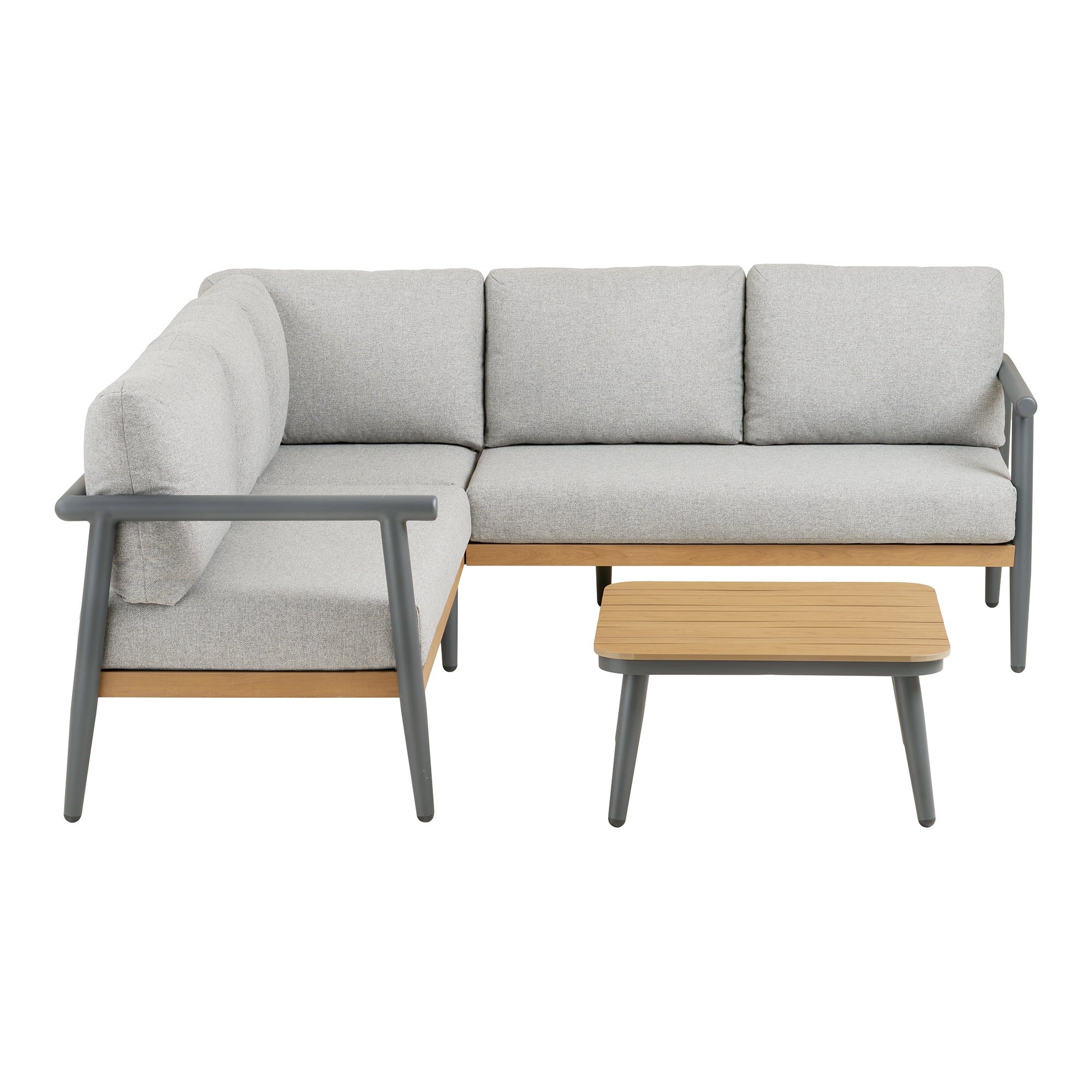 Comillas Hörn-loungegrupp – Gråbeige