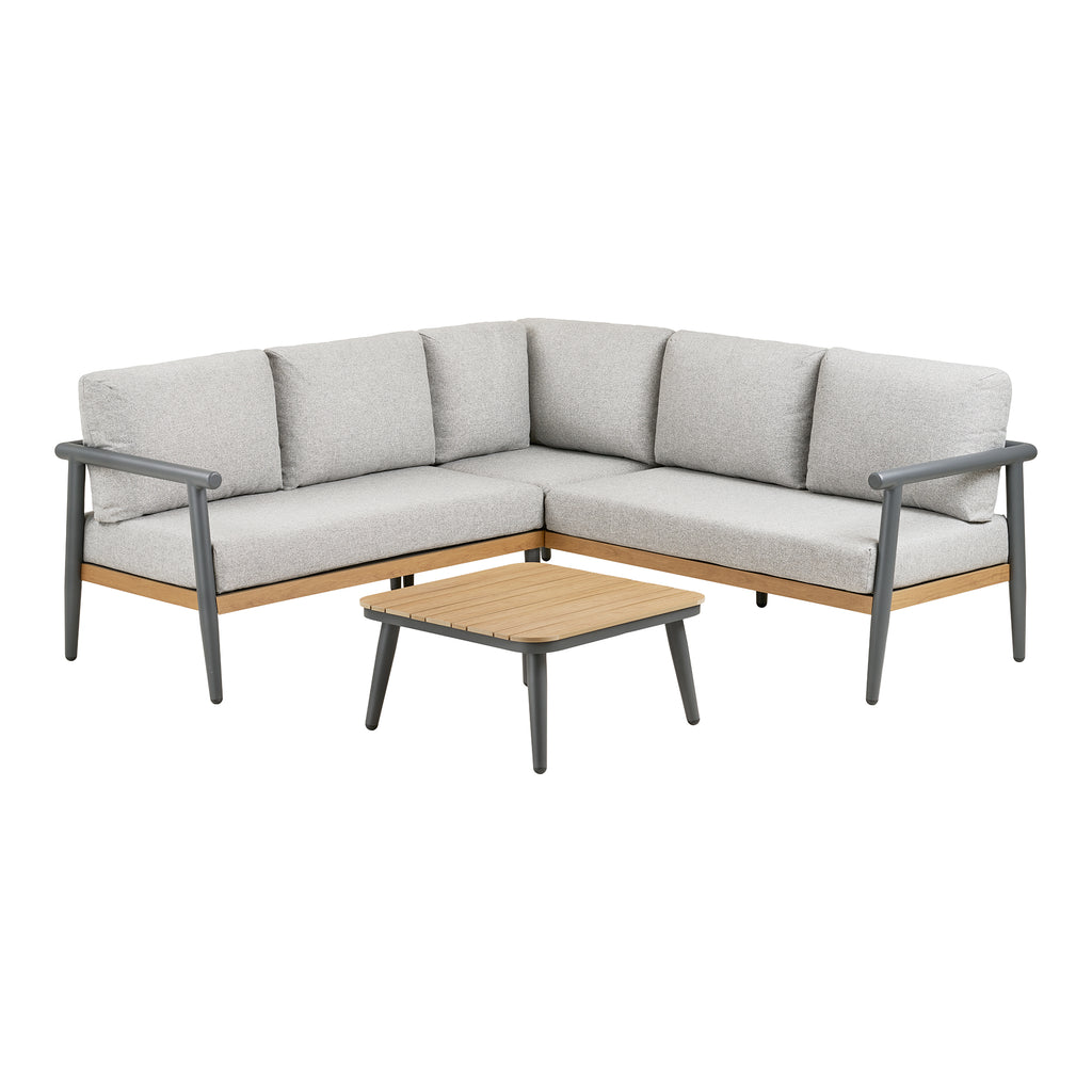Comillas Hörn-loungegrupp – Gråbeige