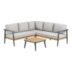 Comillas Hörn-loungegrupp – Gråbeige