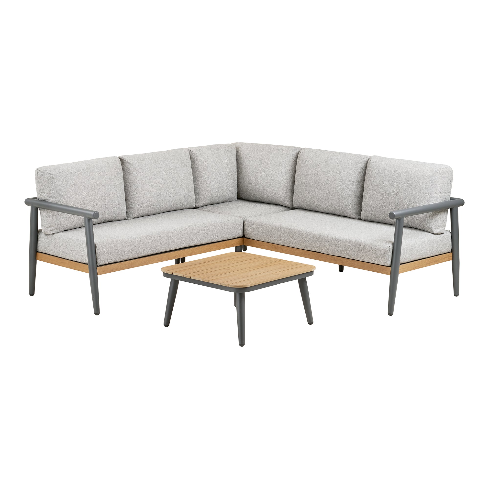 Comillas Hörn-loungegrupp – Gråbeige