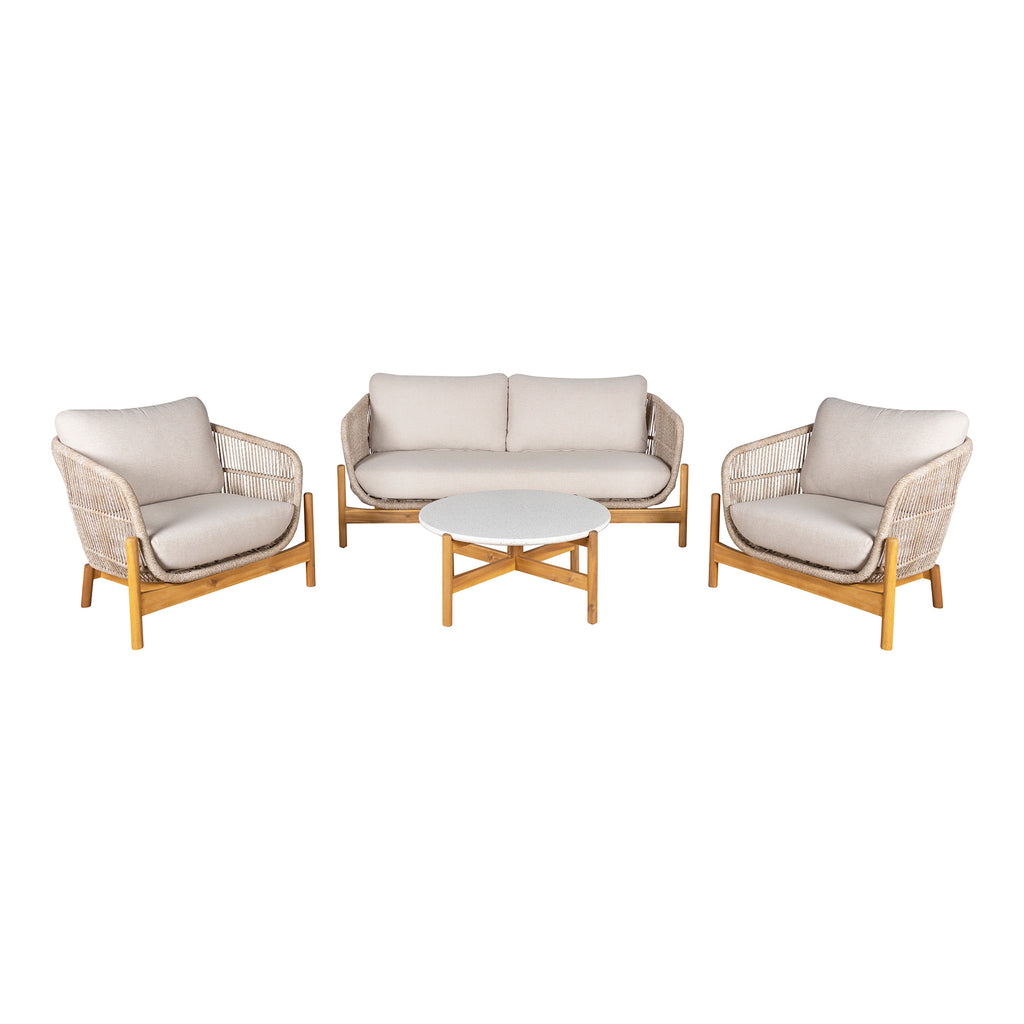 Terracina Loungegrupp – Brun / Beige