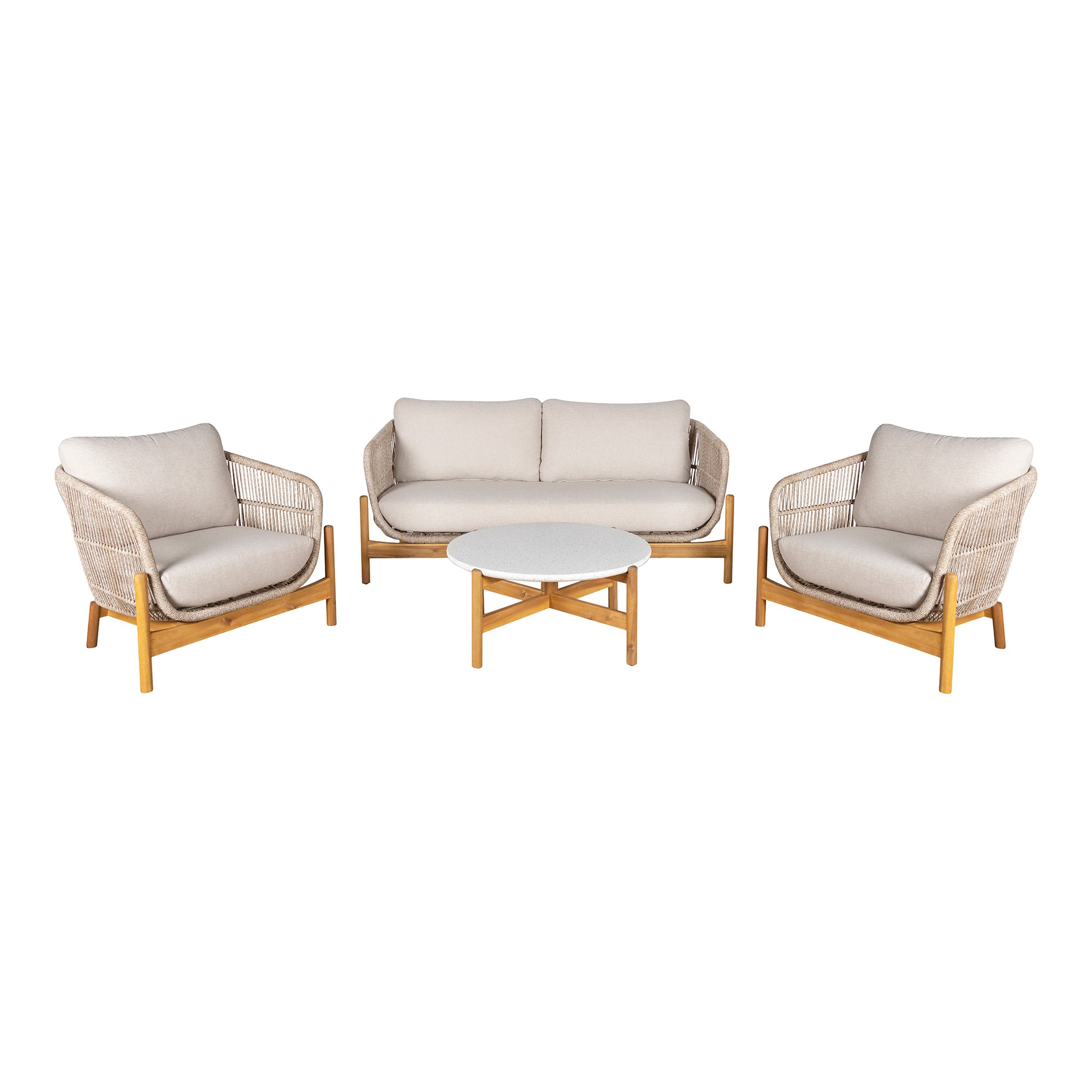 Terracina Loungegrupp – Brun / Beige