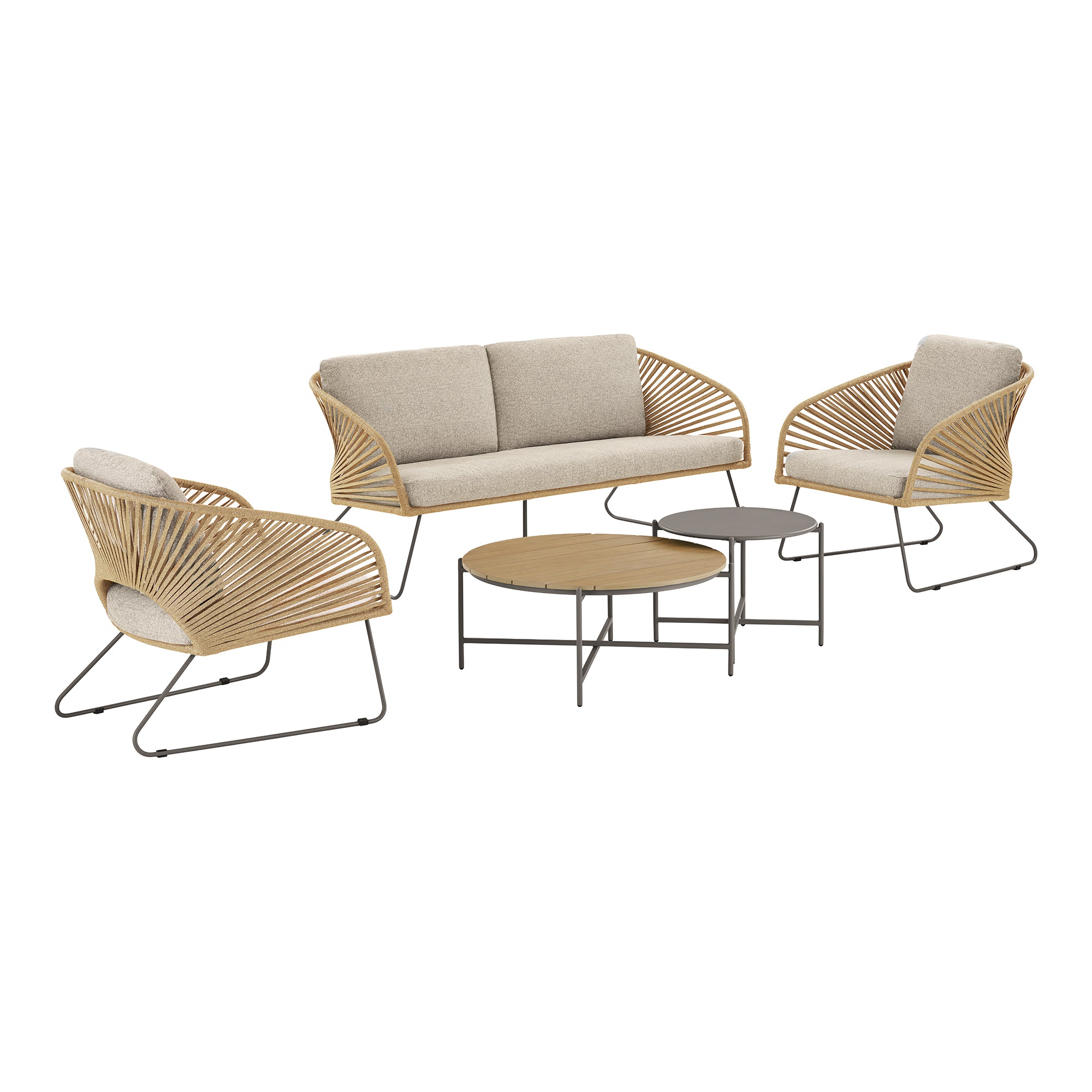 Novella Loungegrupp – Beige / Sand