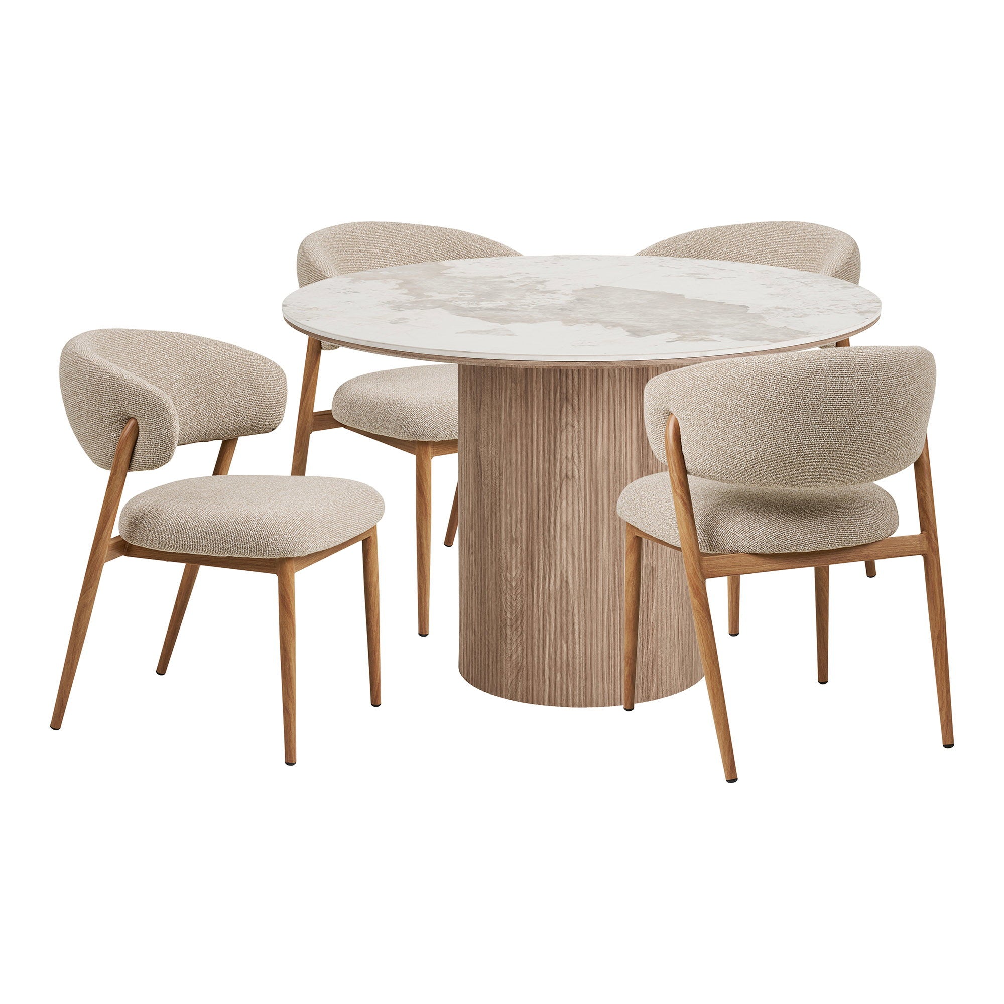 Athens & Cavi Matgrupp – Vit / Brun