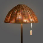 Wigan LED Bordslampa – Natur / Svart