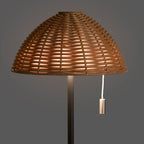 Wigan LED Bordslampa – Natur / Svart