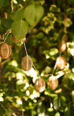 Carlisle LED Ljusslinga – Natur / Svart