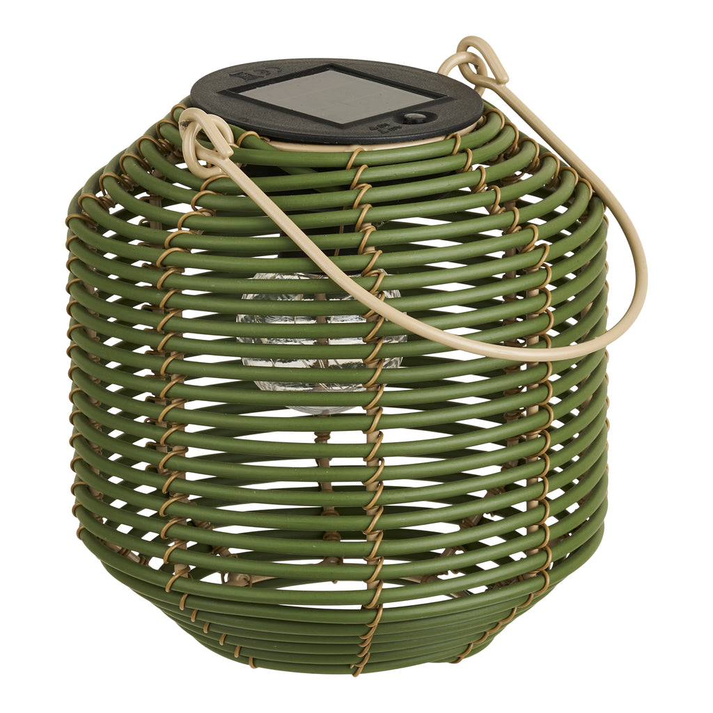 Crewe Lykta med solpanel – Grön