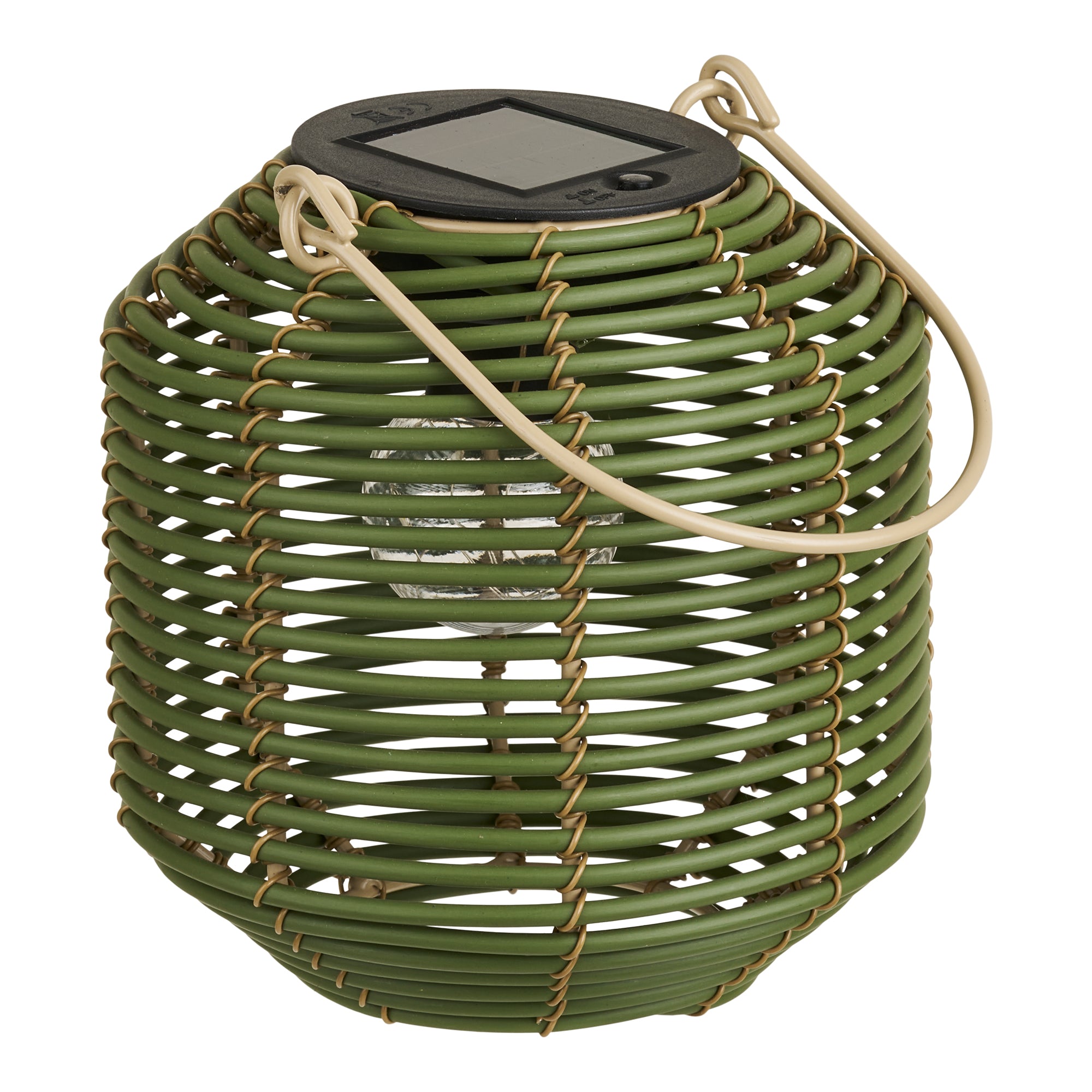 Crewe Lykta med solpanel – Grön