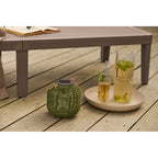 Crewe Lykta med solpanel – Grön