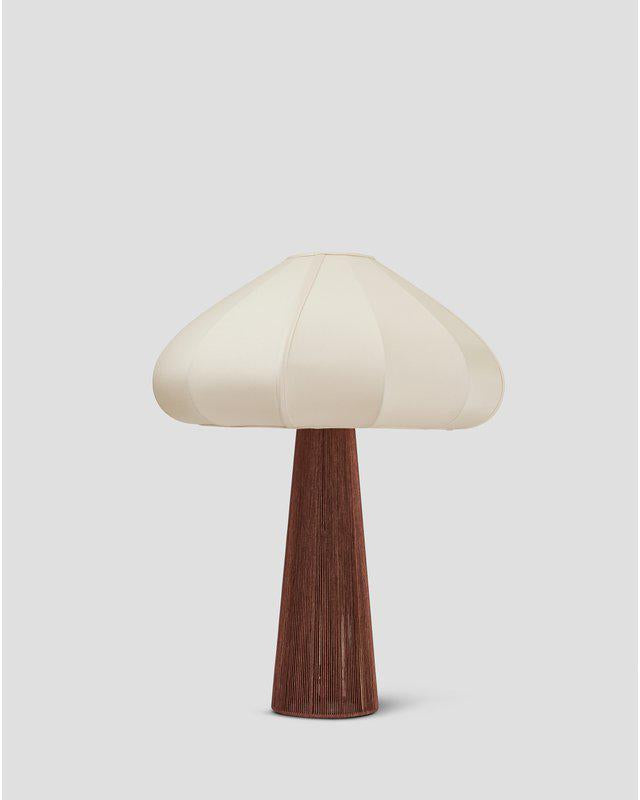Solene Bordslampa – Mossvit / Rostbrun