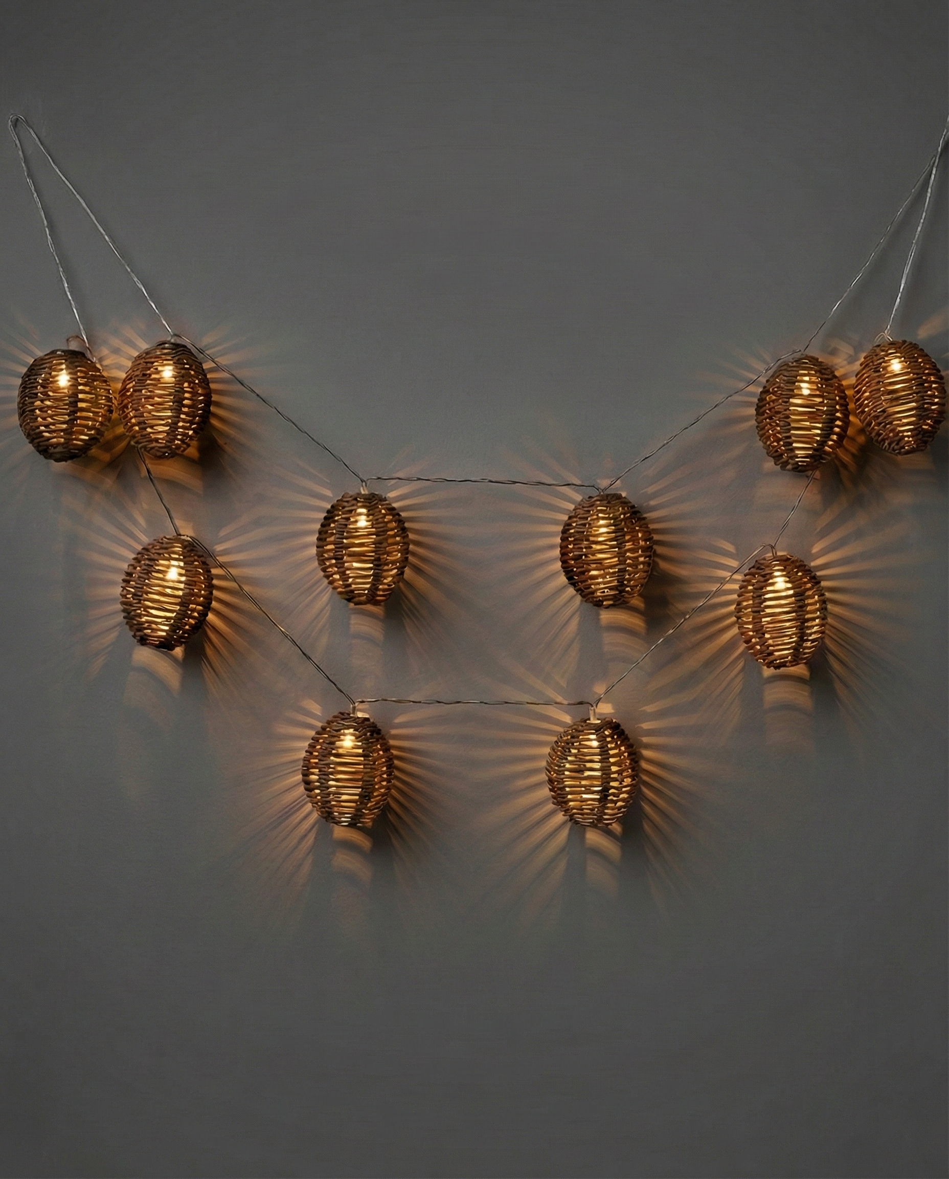 Carlisle LED Ljusslinga – Natur / Svart