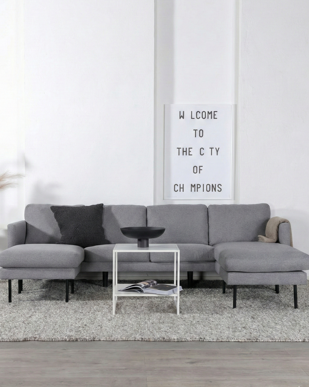 Zoom Divansoffa Grå