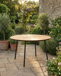 Cleveland Matbord – Natur Teak / Svart