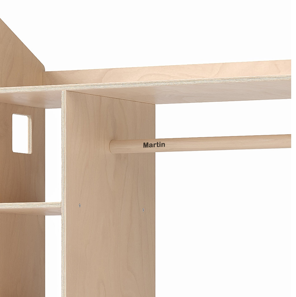 Offener Kinderkleiderschrank in Form eines Hauses BusyKids – BusyKids