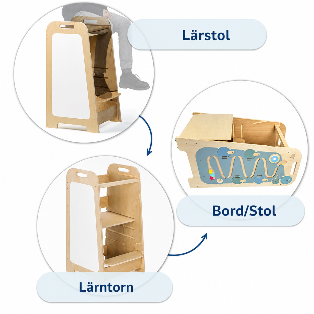 Lärtorn PLAY XL 5-i-1 – Gult