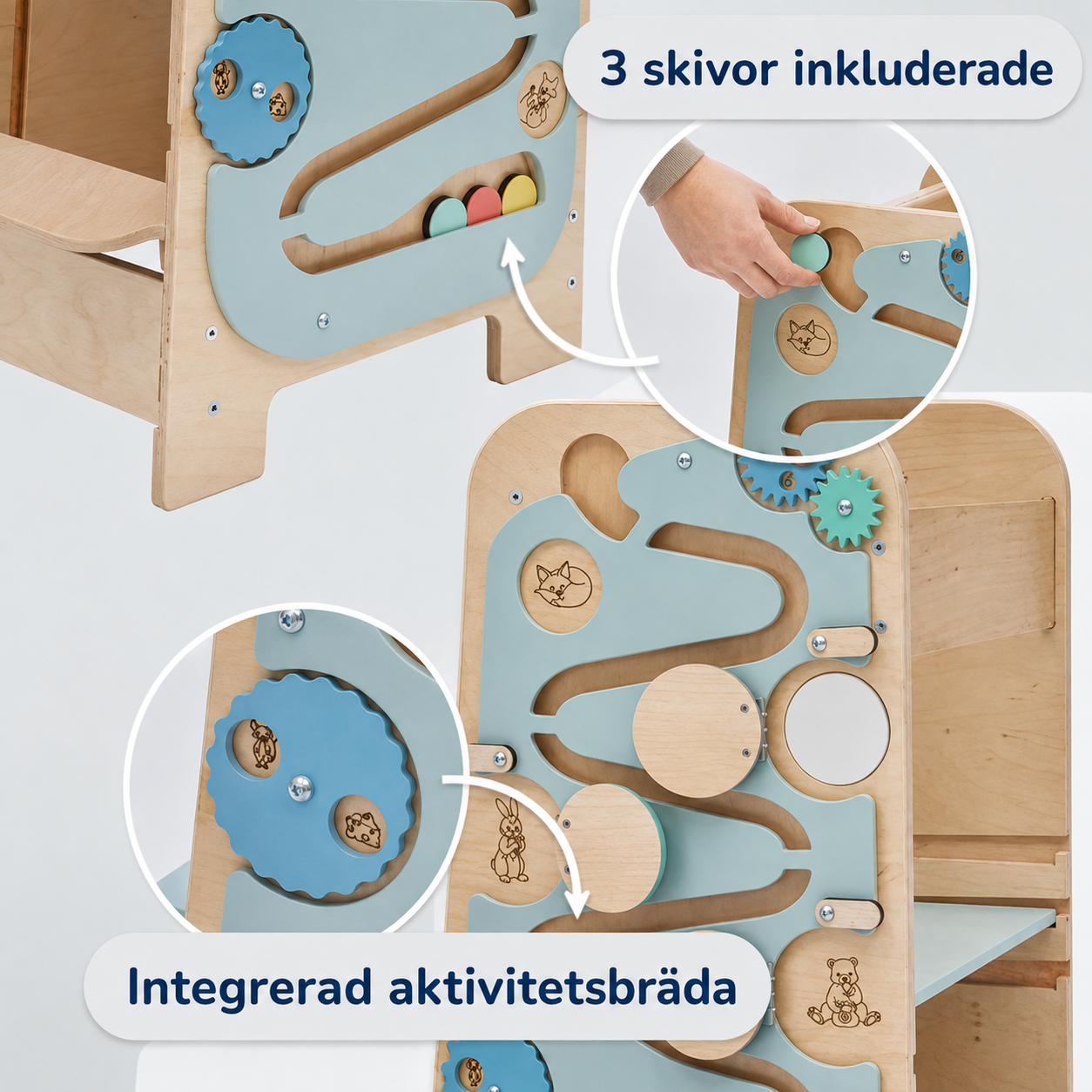 Lärtorn PLAY 5-i-1 – Mint