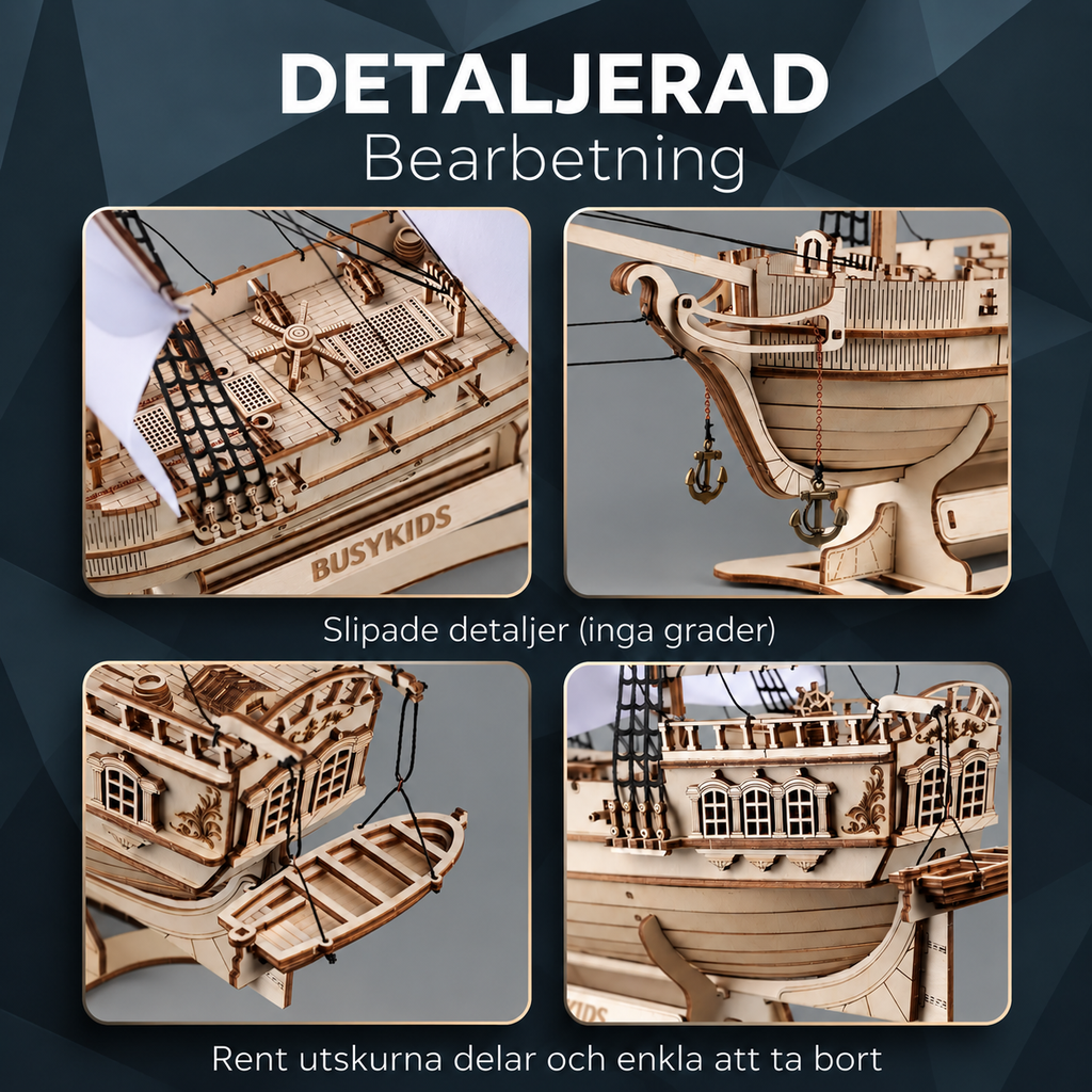 3D Träpussel – Isbergsskeppet - 311 delar
