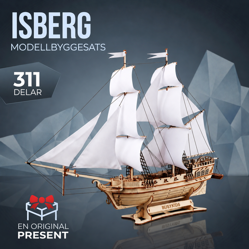 3D Träpussel – Isbergsskeppet - 311 delar