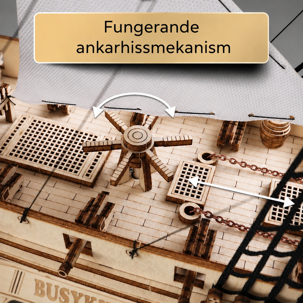 3D Träpussel – Isbergsskeppet - 311 delar