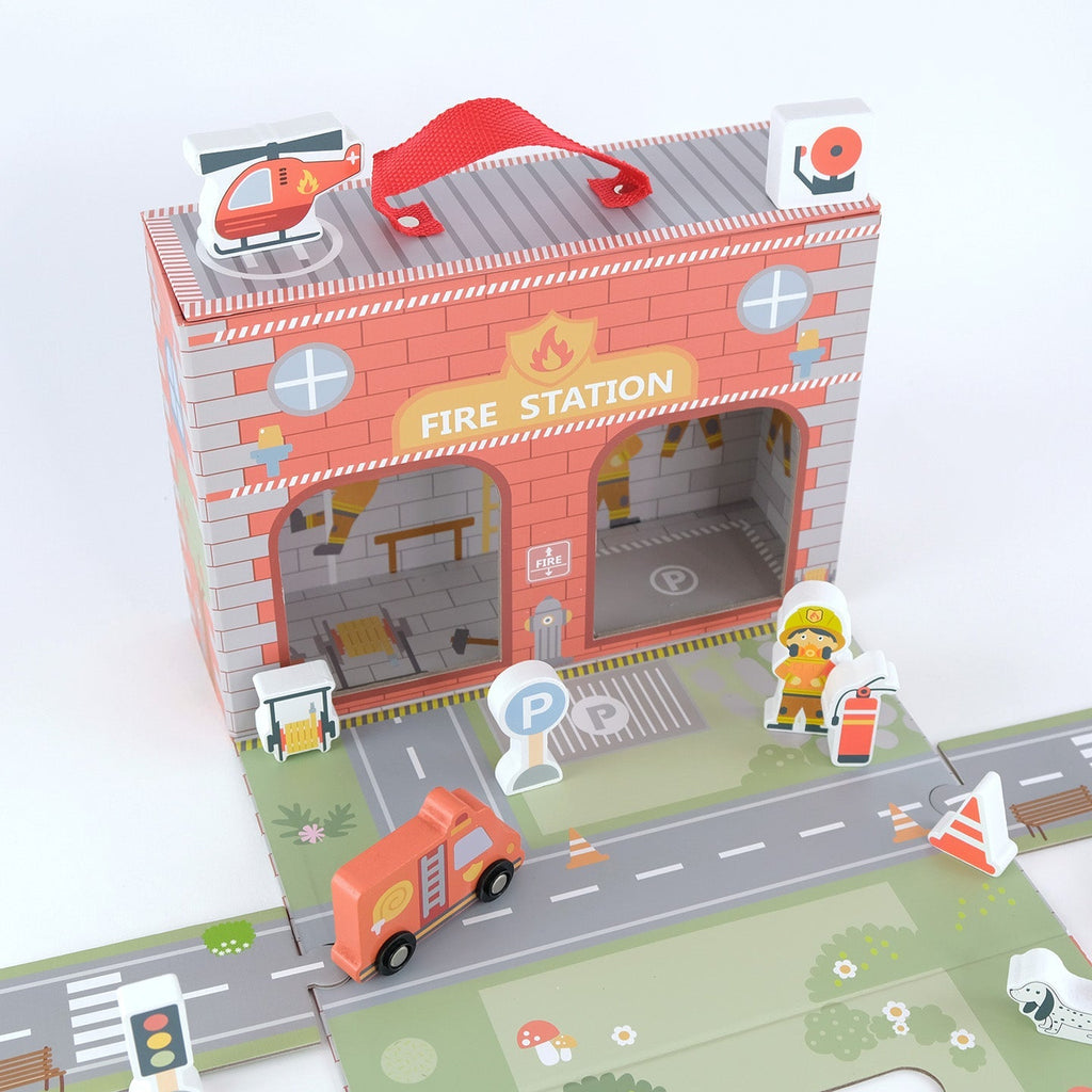 Mobile Spielset „Feuerwache“ BusyKids – BusyKids