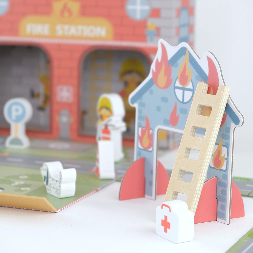 Mobile Spielset „Feuerwache“ BusyKids – BusyKids