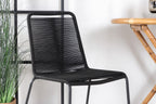 Cane Cafebord ⌀80 + Matstolar 2-pack