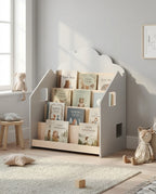 Montessori Bokhylla – Grå