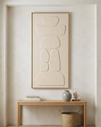 Victoria Relief Väggdekor – Beige 02