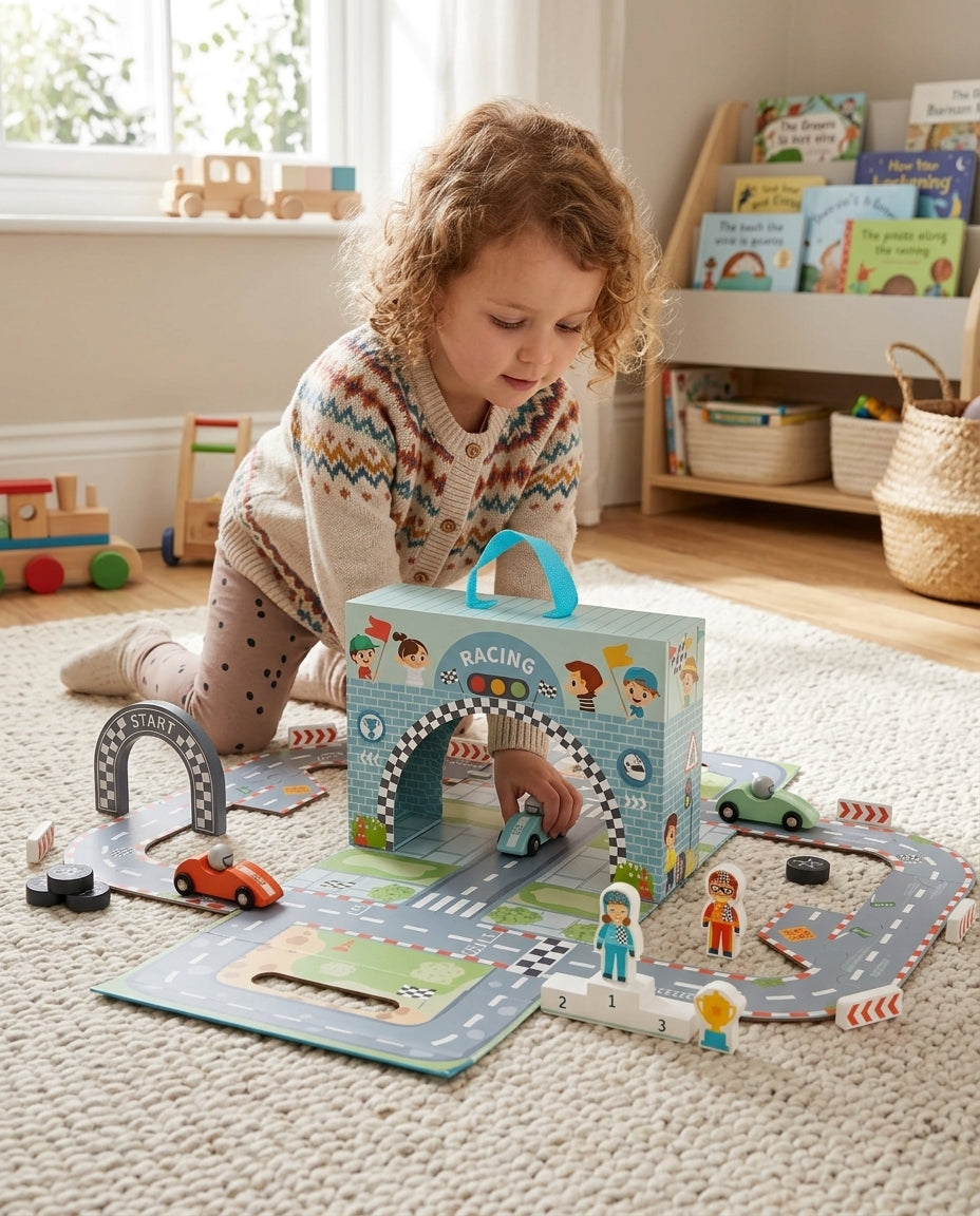 Mobilt Racingset – Bilrace
