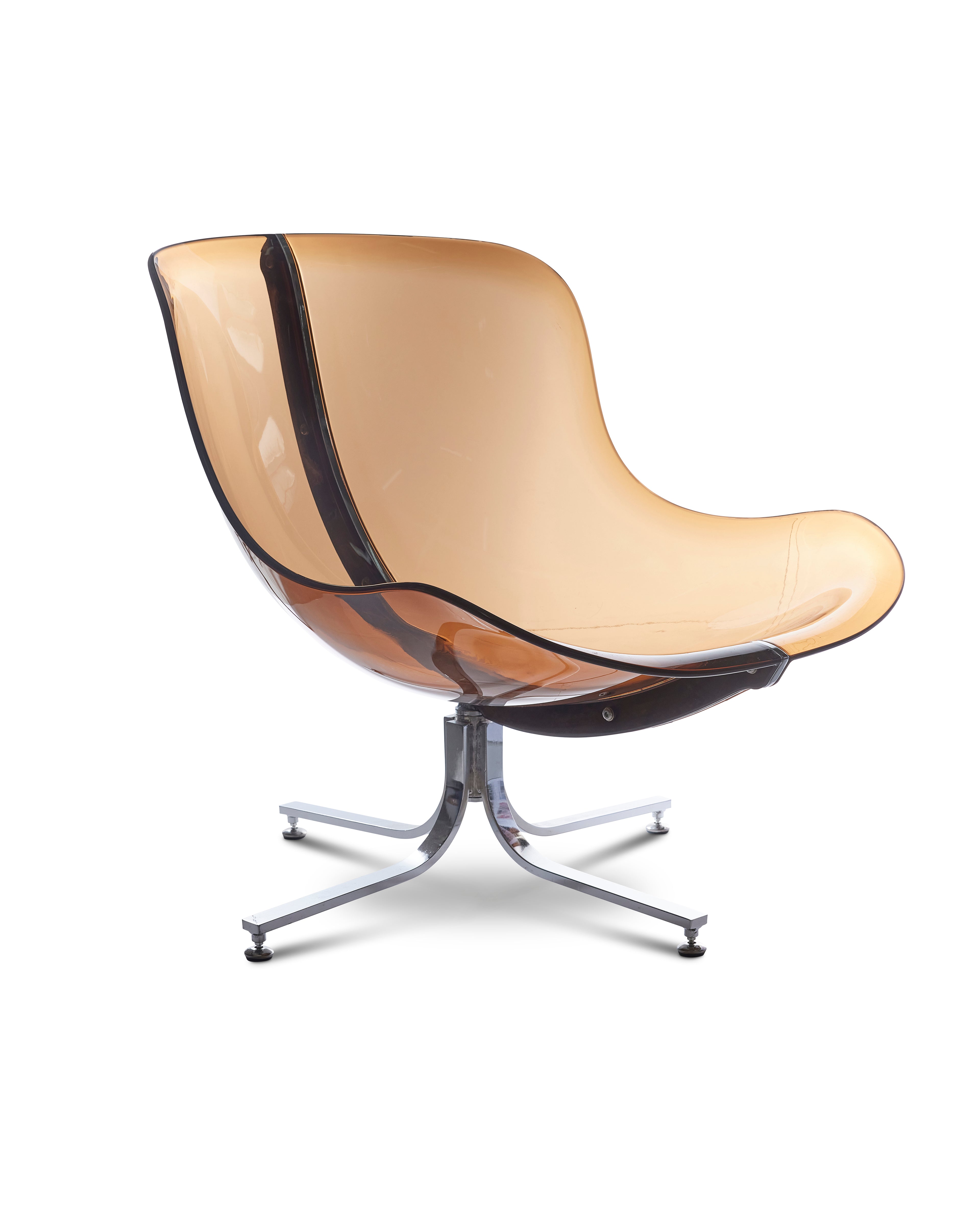 Glossy Loungestol – Brun