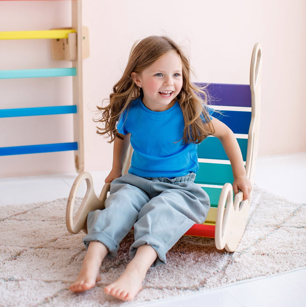 Balancewippe/Rocker Schaukel – Regenbogenfarben – BusyKids