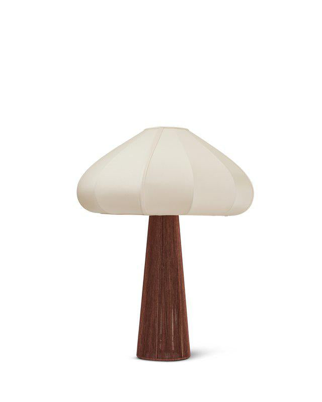 Solene Bordslampa – Mossvit / Rostbrun