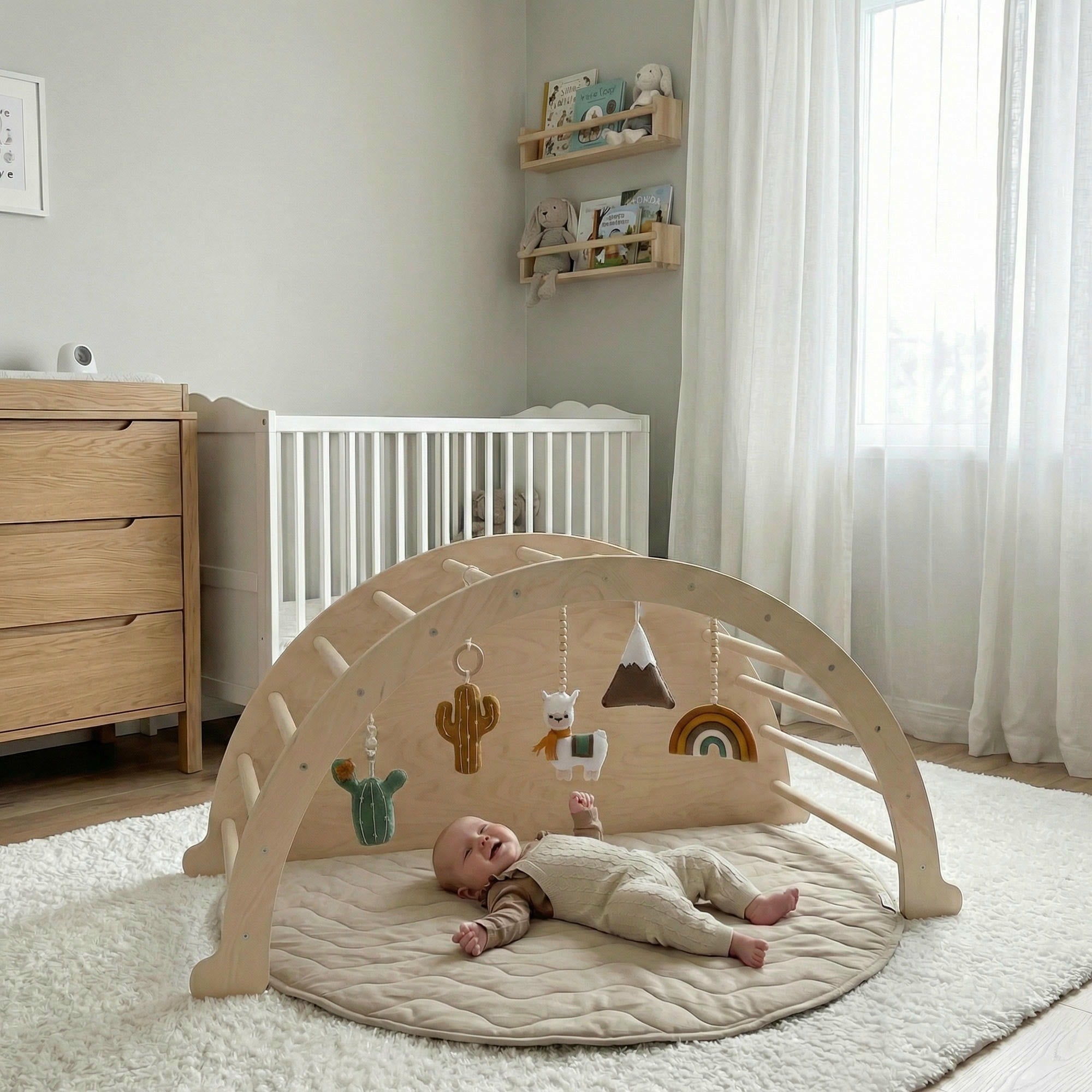 Multifunktionaler Schaukel LUNO 5-in-1 – Natura – BusyKids