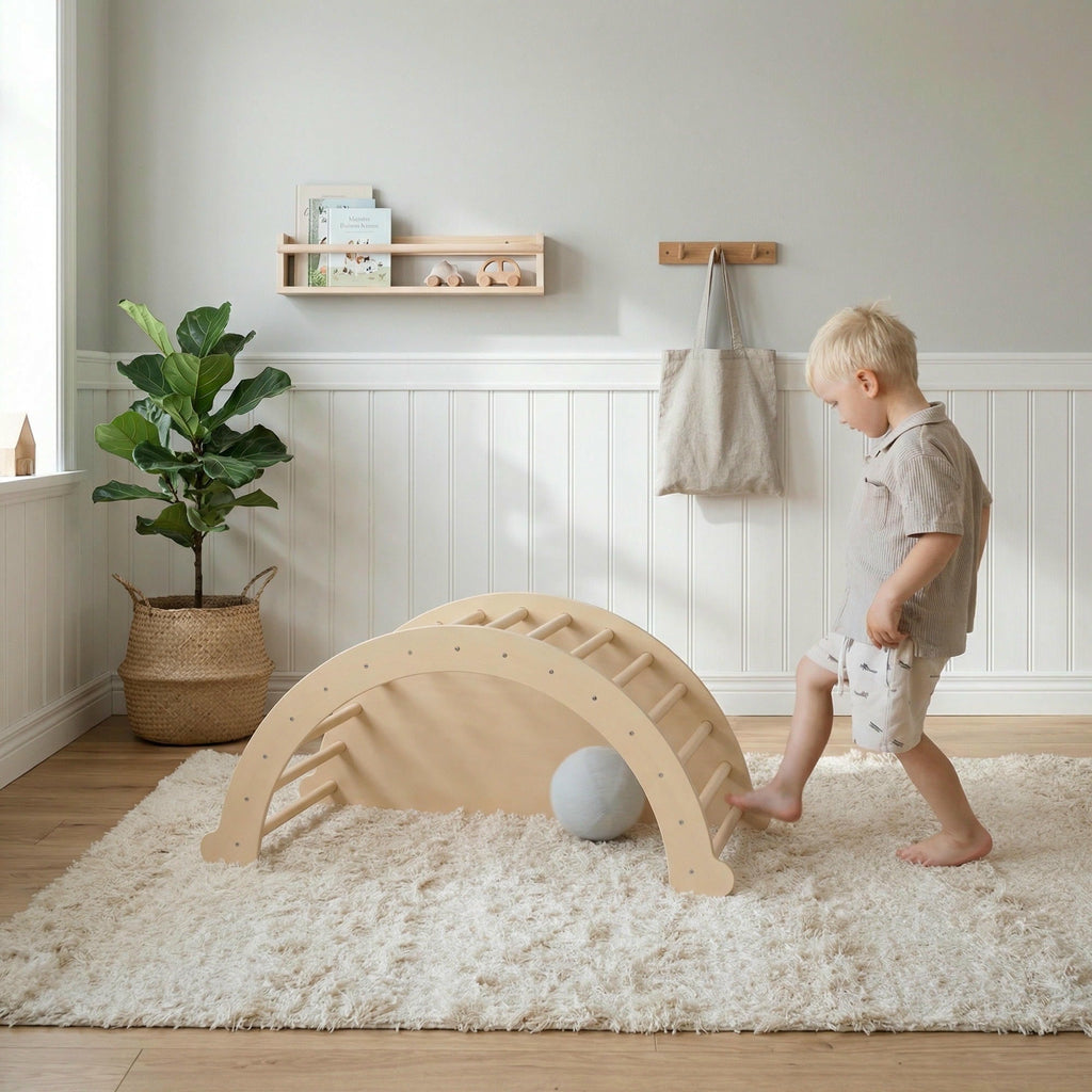 Multifunktionaler Schaukel LUNO 5-in-1 – Natura – BusyKids