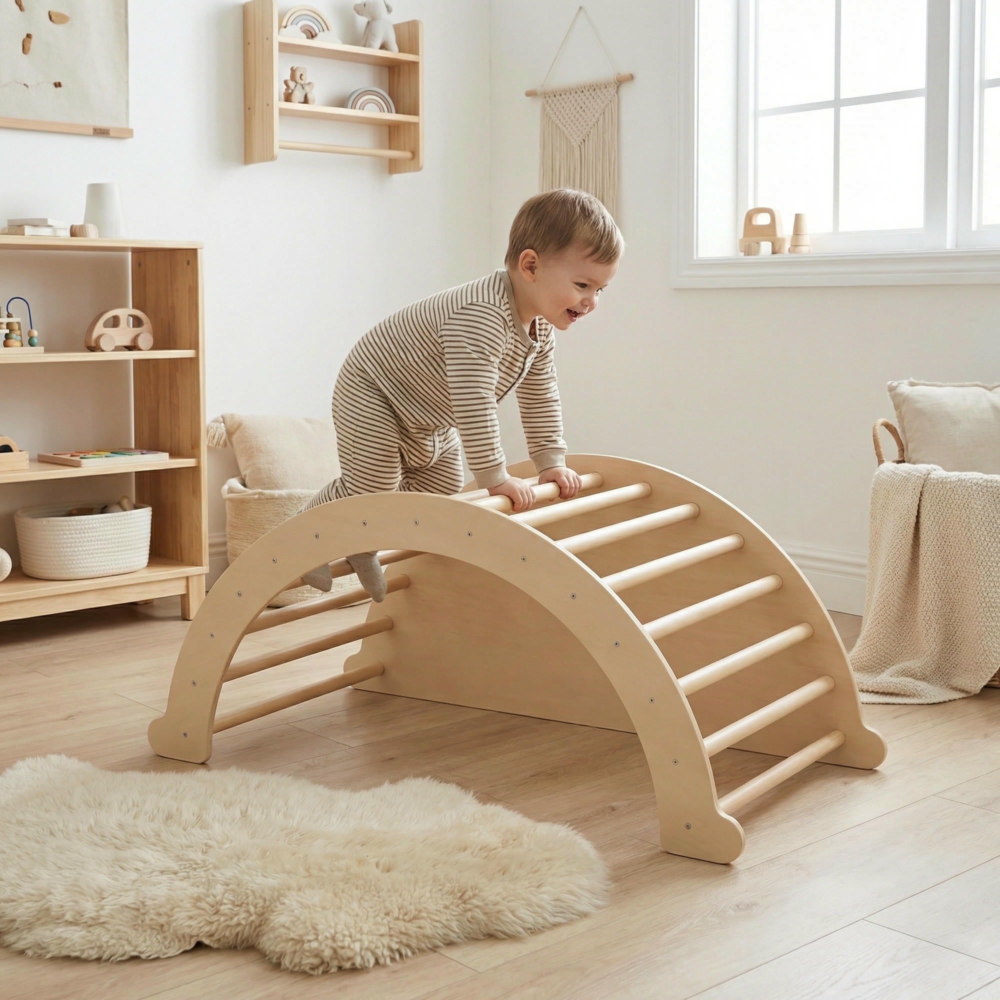 Multifunktionaler Schaukel LUNO 5-in-1 – Natura – BusyKids