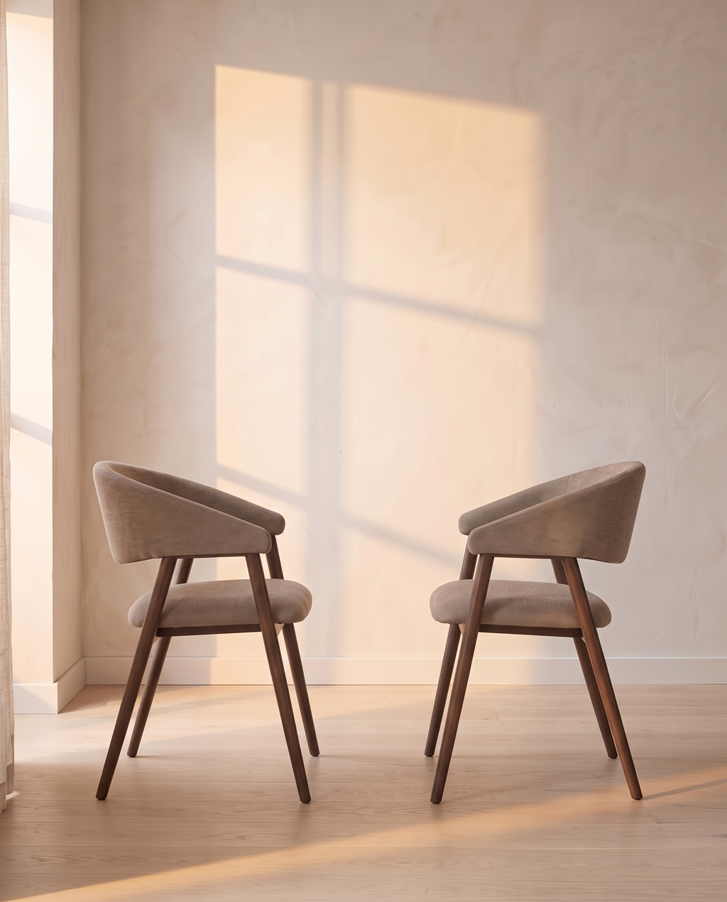Paulda Matstolar 2-pack – Mocca