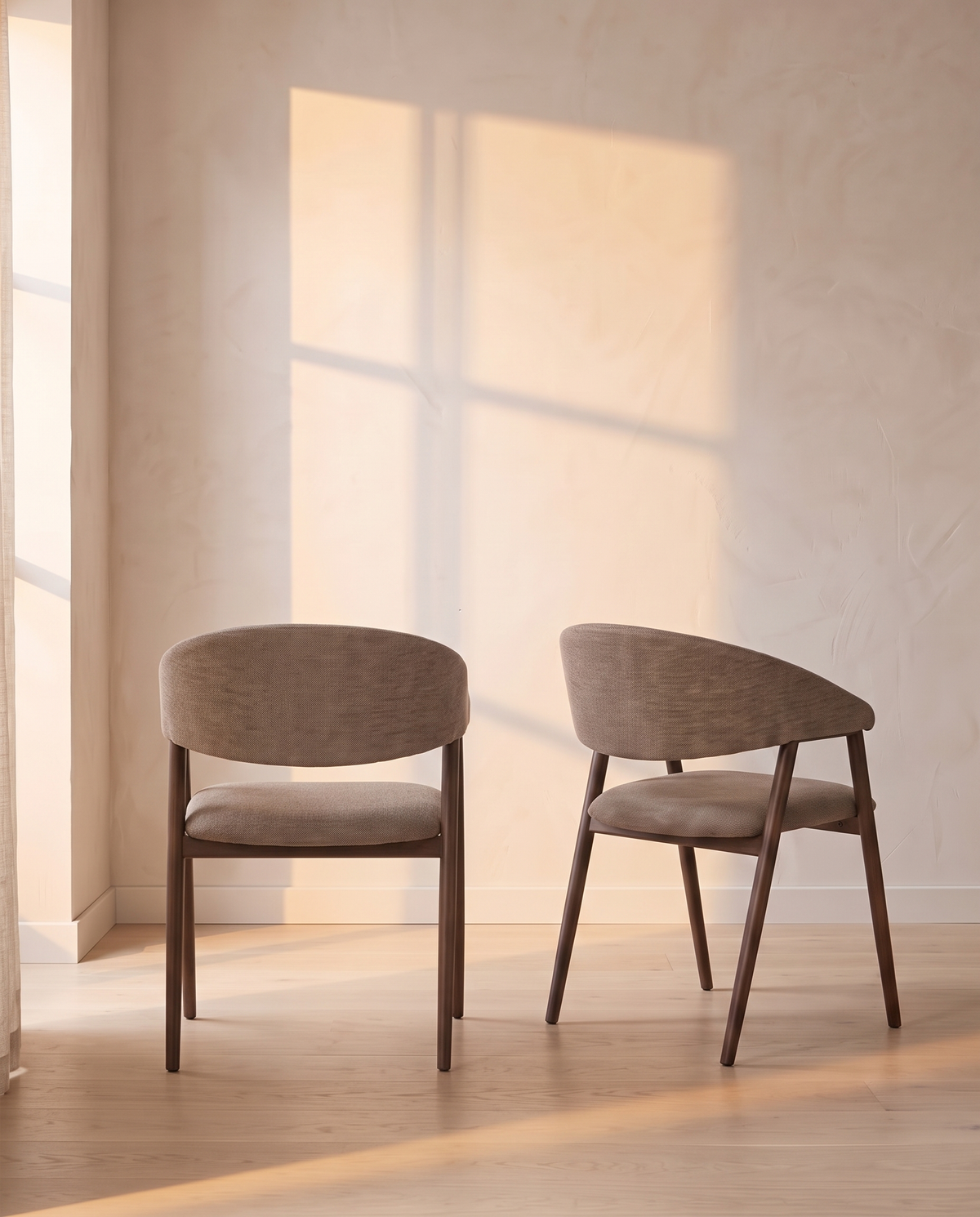 Paulda Matstolar 2-pack – Mocca