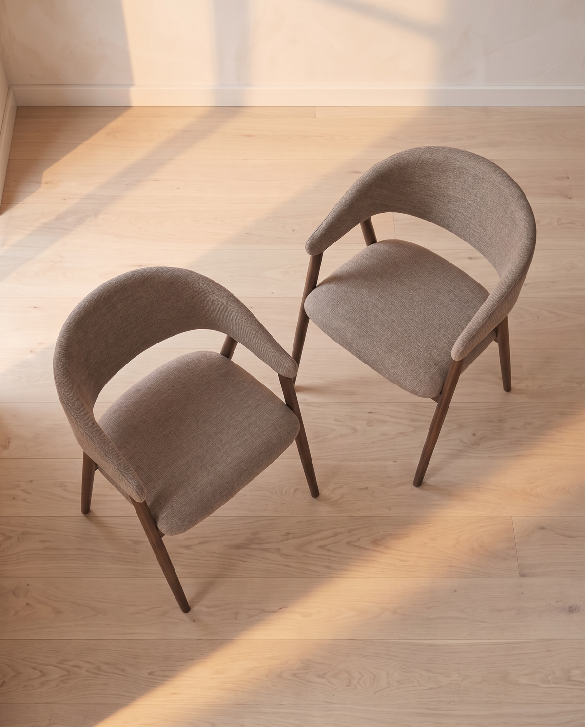 Paulda Matstolar 2-pack – Mocca